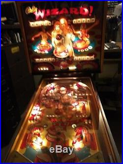 Bally Wizard Pinball Machine Coin Operated Electro Mechanical 1975 Classic Rock