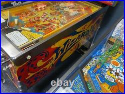 Bally Wizard Pinball Machine Superb cabinet, back-glass and playfield