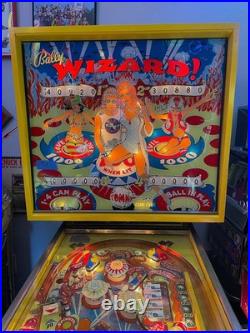 Bally Wizard pinball machine circa 1975 from movie TOMMY