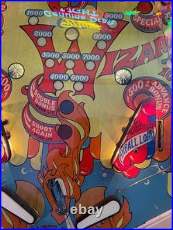 Bally Wizard pinball machine circa 1975 from movie TOMMY