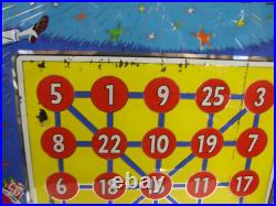 Bally bingo pinball BACK GLASS BROADWAY 51