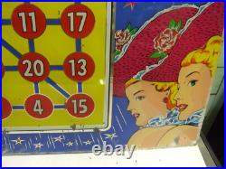 Bally bingo pinball BACK GLASS BROADWAY 51