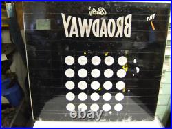Bally bingo pinball BACK GLASS BROADWAY 51