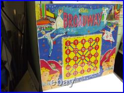 Bally bingo pinball BACK GLASS BROADWAY 51