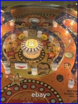 Bally's Flicker Pinball Machine Restored 2011