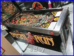 Banzai Run Pinball Machine Williams Coin Op Arcade 1988 Free Shipping