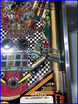 Banzai Run Pinball Machine Williams Coin Op Arcade 1988 Free Shipping