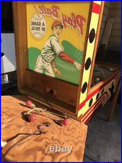 Baseball Pinball Machine Play Ball Chicago Coin Co. Vintage Parts and Repair