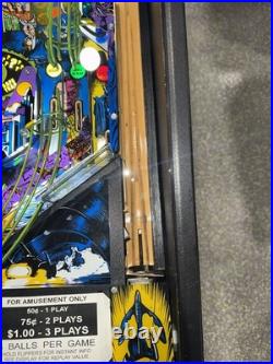Batman Forever Pinball Machine Sega 1995 Orange County Pinballs FREE SHIPPING
