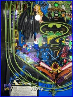Batman Forever Pinball Machine Sega 1995 Orange County Pinballs FREE SHIPPING