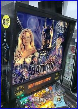 Batman Pinball Machine By Data East Coin Op LED