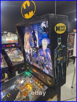Batman Pinball Machine Data East 1991 Orange County Pinballs FREE SHIPPING