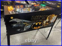 Batman Pinball Machine Data East 1991 Orange County Pinballs FREE SHIPPING