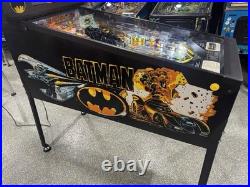 Batman Pinball Machine Data East 1991 Orange County Pinballs FREE SHIPPING