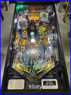 Batman Pinball Machine Data East 1991 Orange County Pinballs FREE SHIPPING