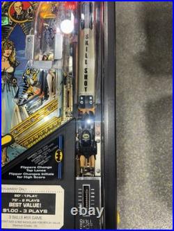 Batman Pinball Machine Data East 1991 Orange County Pinballs FREE SHIPPING