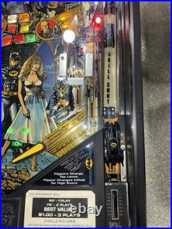 Batman Pinball Machine Data East 1991 Orange County Pinballs FREE SHIPPING