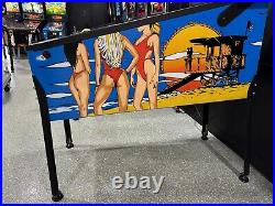 Baywatch Pinball Machine Sega 1995 David Hasselhoff Orange County Pinballs