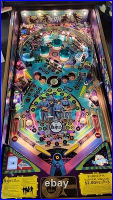 Beatles Gold Edition Pinball Machine Stern Dealer Hard To Find Loaded W Extras