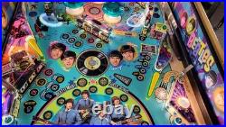 Beatles Gold Edition Pinball Machine Stern Dealer Hard To Find Loaded W Extras