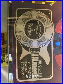 Beatles pinball machine PLATINUM edition #114 of 250 HUO