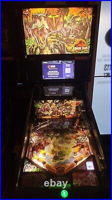 Beautiful Stern Jurassic Park Premium Pinball Machine Huo Only 60 Game Plays