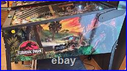 Beautiful Stern Jurassic Park Premium Pinball Machine Huo Only 60 Game Plays