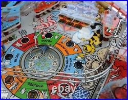 Beautifully restored! Bad Cats 1989 Williams pinball machine! New playfield