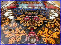 Beautifully restored! Fire 1987 Williams pinball machine! New playfield