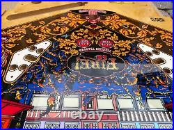 Beautifully restored! Fire 1987 Williams pinball machine! New playfield