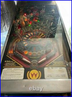 Beautifully restored! High Speed 1986 Williams pinball machine! Works great
