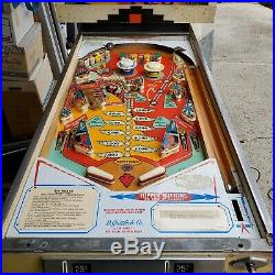 Big Brave Indian Gottlieb Pinball Coin Op Western 1973 Two Player Arcade
