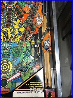 Big Guns Pinball Machine by Williams Free Shipping LEDS