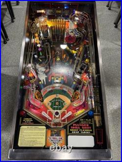 Big Hurt Pinball Machine Gottlieb 1995 LEDS Orange County Pinballs FREE SHIP