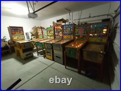 Bingo Pinball Machines Lot of 8