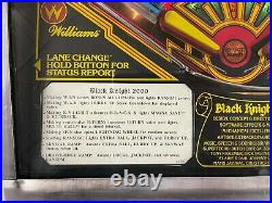 Black Knight 2000 Pinball Original 1989 Cyber Monday Special Price
