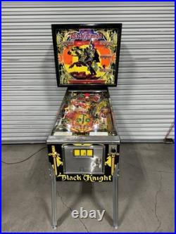 Black Knight Pinball Machine Williams 1980 LEDS Orange County Pinballs FREE SHIP