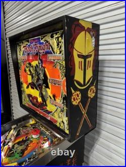 Black Knight Pinball Machine Williams 1980 LEDS Orange County Pinballs FREE SHIP