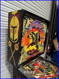 Black Knight Pinball Machine Williams 1980 LEDS Orange County Pinballs FREE SHIP