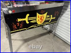 Black Knight Pinball Machine Williams 1980 LEDS Orange County Pinballs FREE SHIP