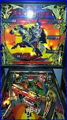 Black Knight Pinball Machine Williams 1980 Nice Condition