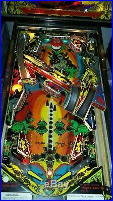 Black Knight Pinball Machine Williams 1980 Nice Condition