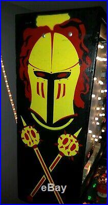 Black Knight Pinball Machine Williams 1980 Nice Condition