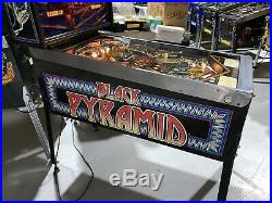 Black Pyramid Pinball Machine By Bally 1984 Original Coin Operated Free Shipping