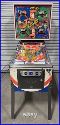 Blackjack Pinball Machine Bally 1978 Orange County Pinballs Free Shipping