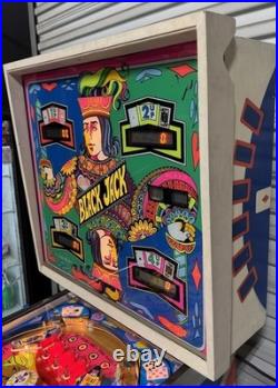 Blackjack Pinball Machine Bally 1978 Orange County Pinballs Free Shipping