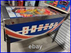 Blackjack Pinball Machine Bally 1978 Orange County Pinballs Free Shipping