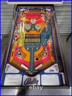 Blackjack Pinball Machine Bally 1978 Orange County Pinballs Free Shipping