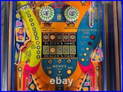 Blackjack Pinball Machine Bally 1978 Orange County Pinballs Free Shipping