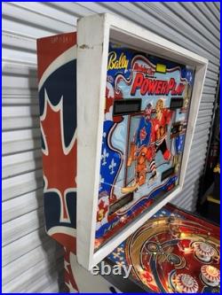 Bobby Orr's Power Play Pinball Machine Bally Orange County Pinballs Free Ship